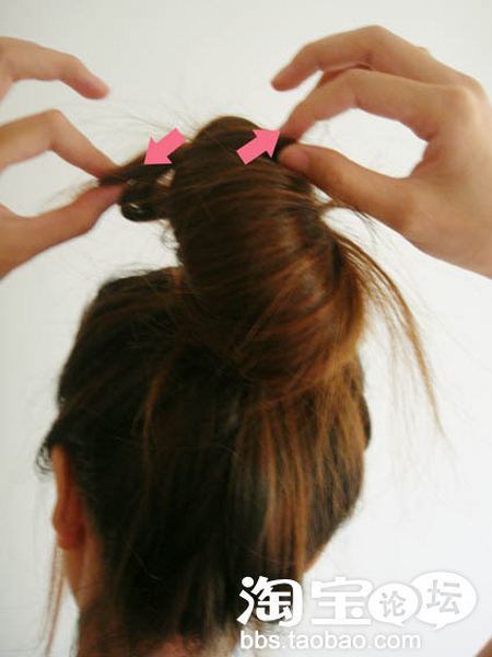 美<em>绑</em>长<em>头发的</em>技巧女都爱的~花苞头教程 ~超详