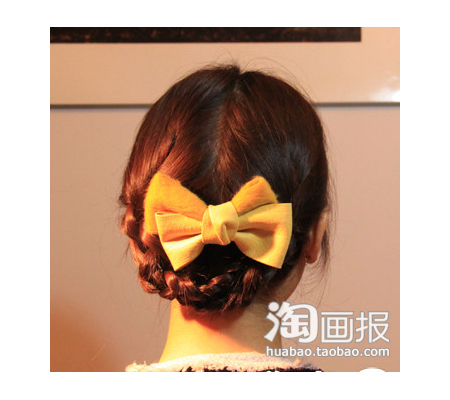 懒MM冬日必备美冬天长<em>头发的</em>扎法美日系盘发