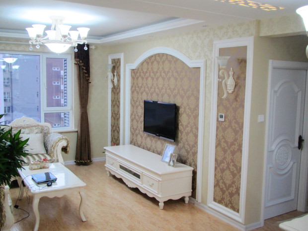 83平简欧格调美家2室