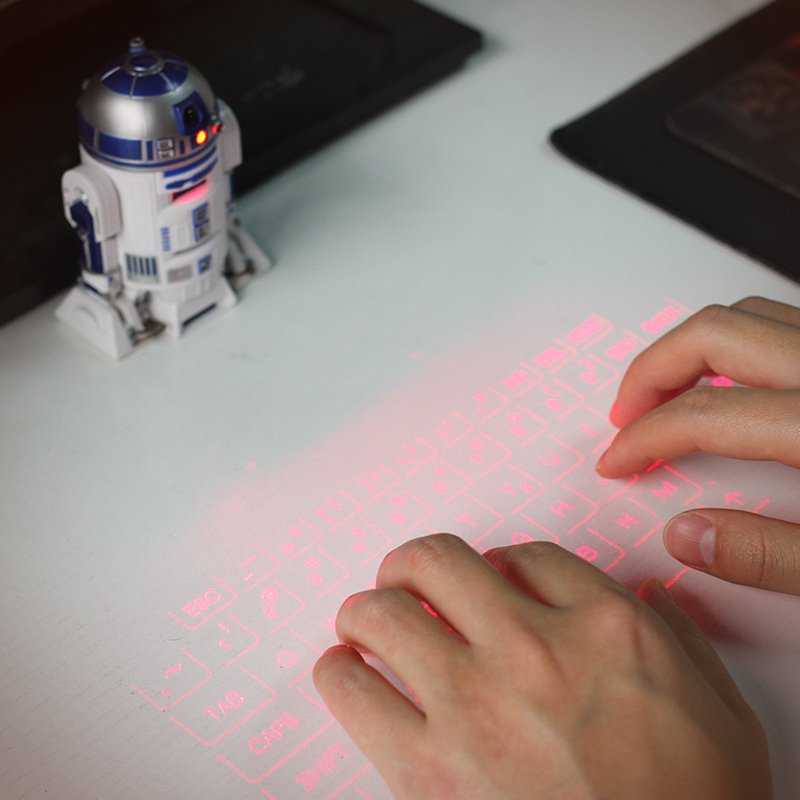 星球大战蓝牙激光键盘-R2-D2智能激光投影键盘