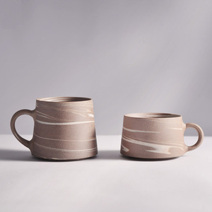简约陶瓷咖啡花纹杯