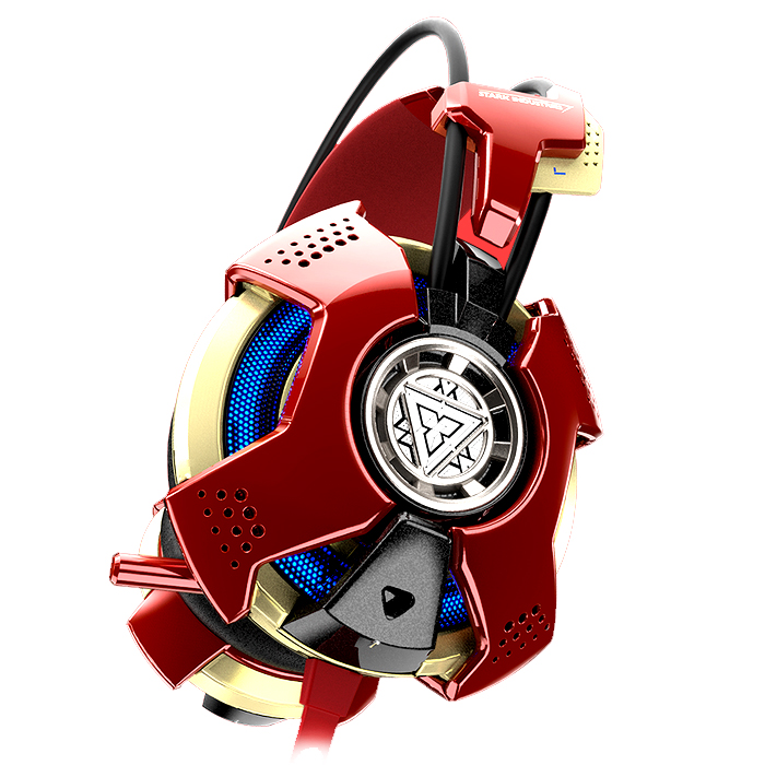 宜博 THS901 钢铁侠3纪念版游戏有线音乐耳机