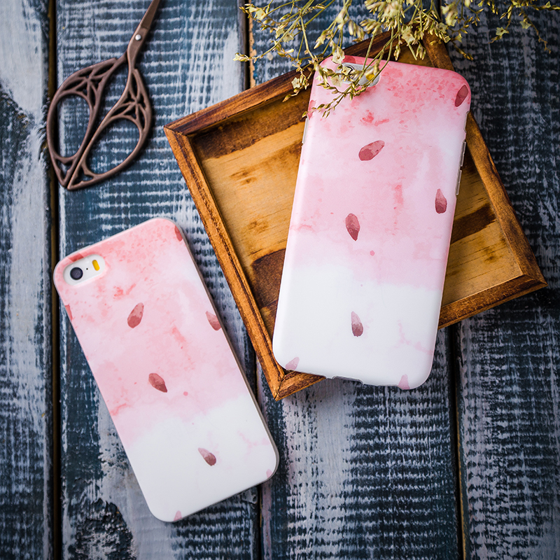 文艺清新粉红 iPhone7PLUS手机壳
