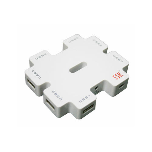 积木7口USB2.0分线器