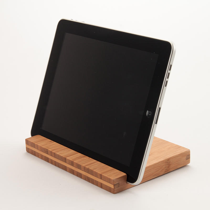 iPad支架 床头竹木迷你 平板电脑支架
