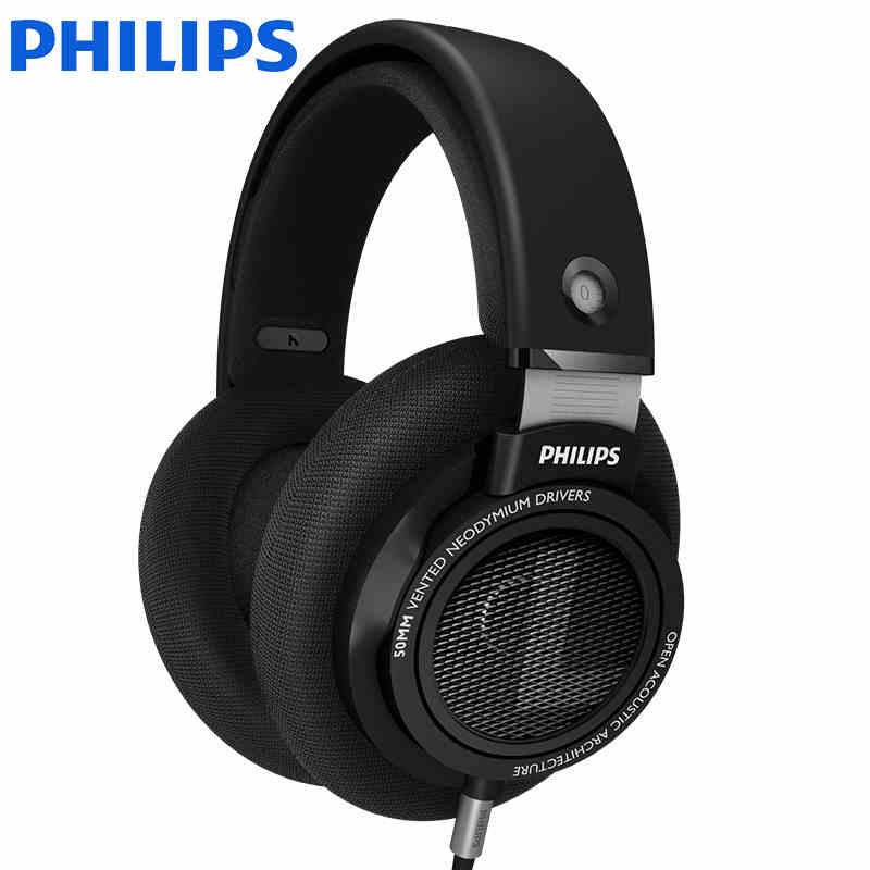 飞利浦 SHP9500 头戴式HIFI发烧大耳机50mm直推