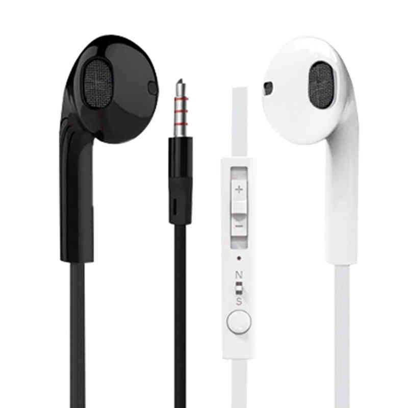 重低音电脑手机mp3面条通用入耳式运动带麦耳机