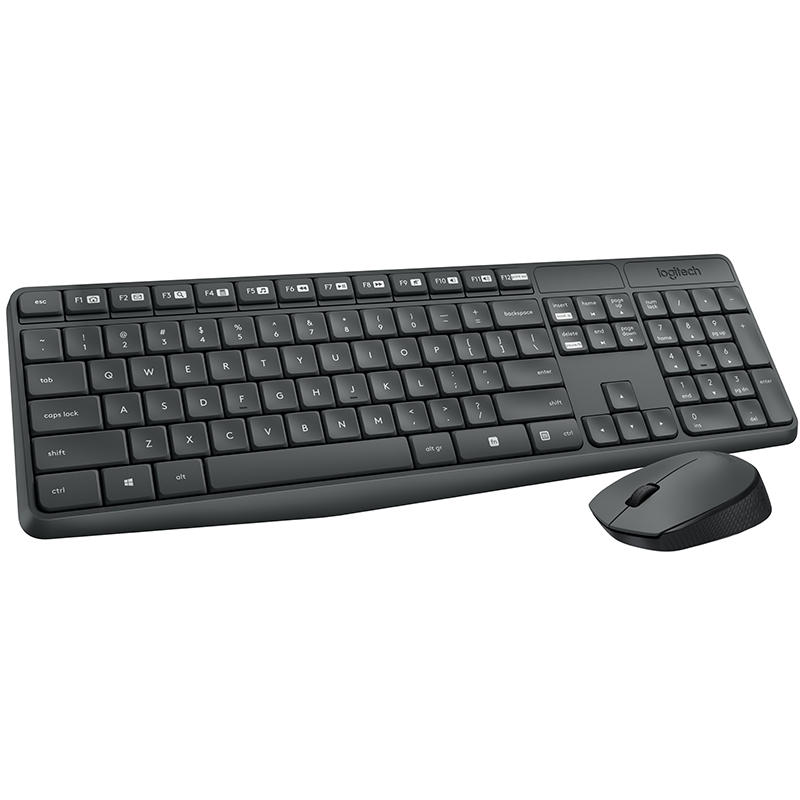罗技MK235无线键盘电脑游戏鼠标套装