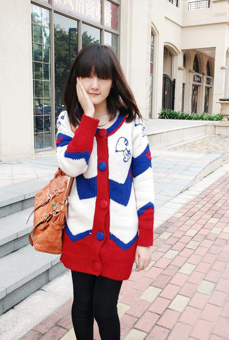 <em>粉色</em>钉珠毛<em>毛衣</em>+格子<em>打底</em>裤 90后粉嫩搭_彩虹