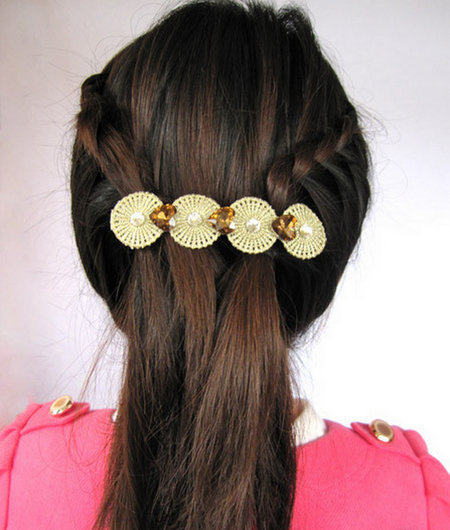 超美韩式三分钟<em>编发齐刘海直发发型</em>图片合集第