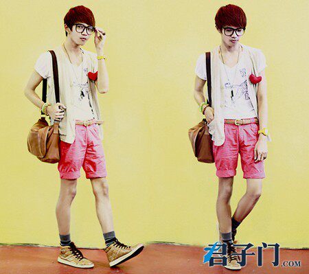 青年<em>男士短裤</em>搭配_诱惑<em>短裤穿搭</em>_潮流搭配_服