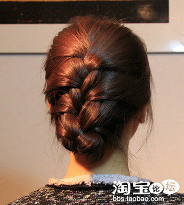 高圆圆<em>短发</em>懒MM必备<em>美美</em>日系盘发-qf7dv307-