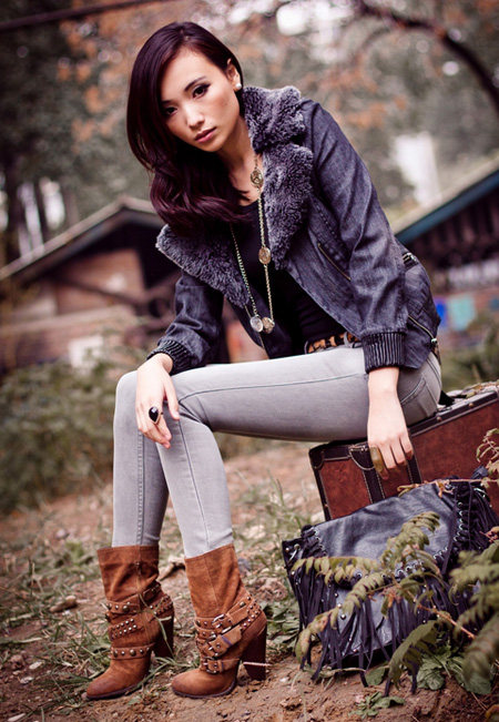 <em>服装陈列技巧</em> 25岁<em>女人</em>的冬季时尚女装搭配_茵