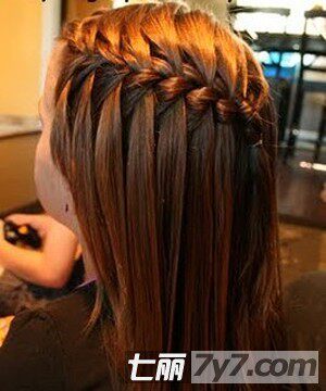 简单DIY<em>儿童</em>瀑布<em>编发教程</em>天真烂漫-简单DIY儿