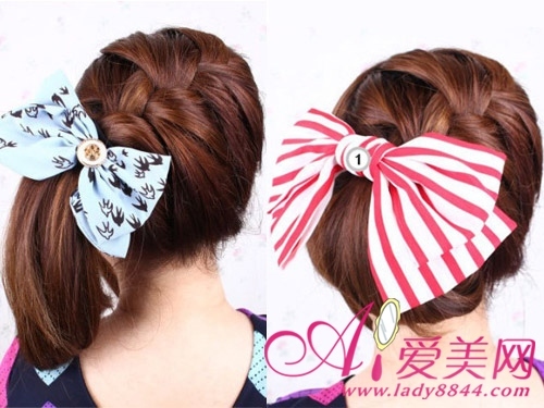 最新_5分钟<em>学会</em>2款编发简单扎发教程_美容_生